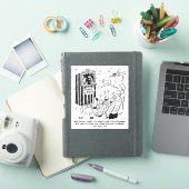 Sticker Police Punch et Judy Cartoon. (Couverture iPad)