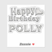 Sticker Polly Happy Birthday (Feuille)