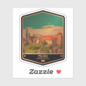 Sticker Pologne (Feuille)