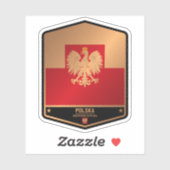 Sticker Pologne (Feuille)