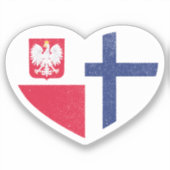 Sticker Pologne Finlande Finlande Finlande Finlande Finlan (Recto)