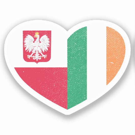 Sticker Pologne Irlande Irlande Irlande Irlande Irlande Dr (Recto)