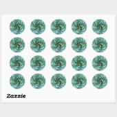 Sticker Polyphylla en aloe spirale (Feuille)