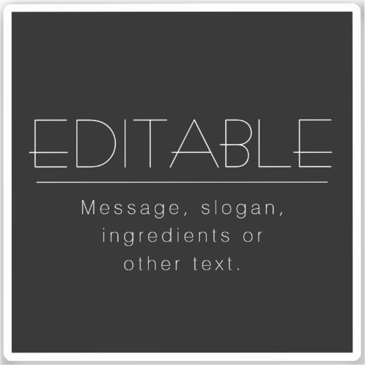 Sticker Polyvalent et élégant (Recto)