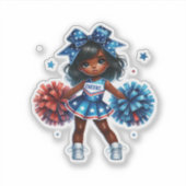 Sticker Pom-pom girl (Devant)