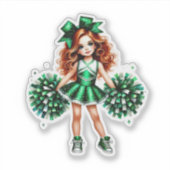 Sticker Pom-pom girl (Devant)
