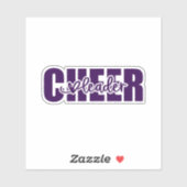 Sticker Pom-pom girl (Feuille)