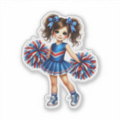 Sticker Pom-pom girl (Devant)