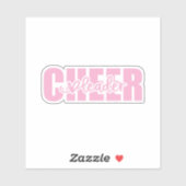 Sticker Pom-pom girl (Feuille)