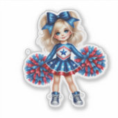 Sticker Pom-pom girl (Devant)