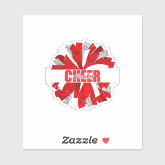 Sticker Pom-pom girl (Feuille)