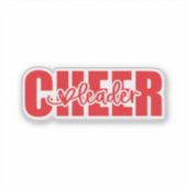Sticker Pom-pom girl (Devant)