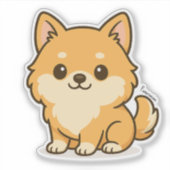 Sticker Pomeranian (Devant)