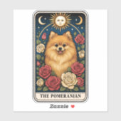 Sticker Pomeranian (Feuille)