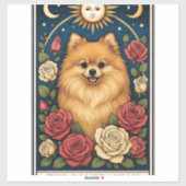 Sticker Poméranien (Feuille)