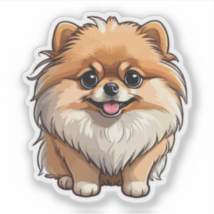 Sticker Poméranien