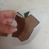 Sticker Pomme Angulaire