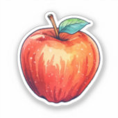 Sticker Pomme de caricature (Recto)