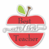 Sticker Pomme de professeur (Devant)
