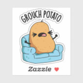 Sticker Pomme de terre de Groupement Fantaisie Veggie Puns (Feuille)