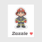 Sticker Pompier (Feuille)