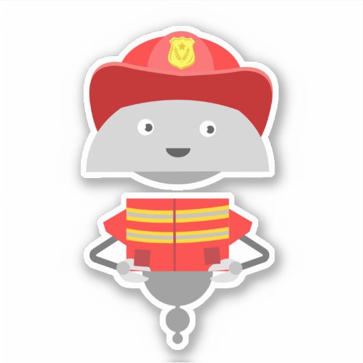 Sticker Pompier de Mia (Devant)