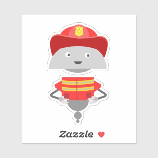 Sticker Pompier de Mia (Feuille)