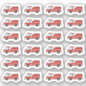 Sticker Pompier Pompier Pompier Planificateur de travail (Devant)