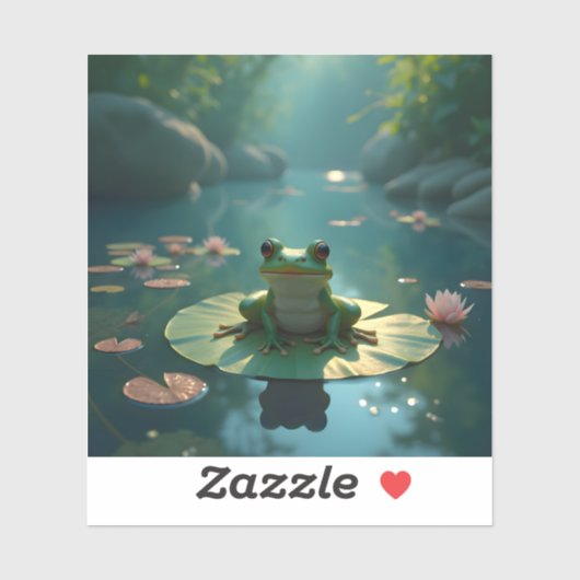 Sticker Pond Sentinel - Square Vinyl (Feuille)