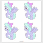 Sticker Poney (Feuille)