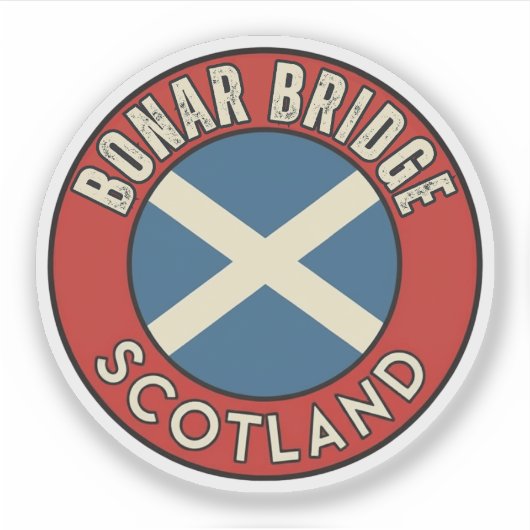 Sticker Pont de Bonar, Écosse (Devant)