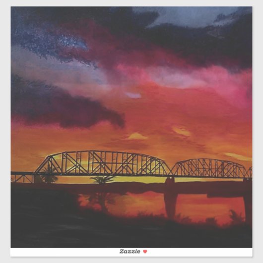 Sticker Pont du train Parker #1 (Feuille)