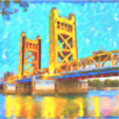 Sticker Pont Tour de Sacramento (Devant)