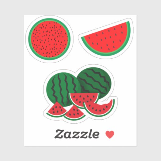 Sticker Ponts de pastèque (Feuille)
