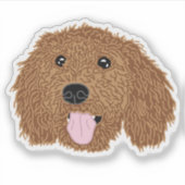 Sticker Poodle Dog Mom Mug (Devant)