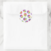 STICKER - POP ART SKULLS (Tas)