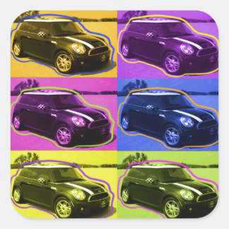 STICKER POP MINI COOPER