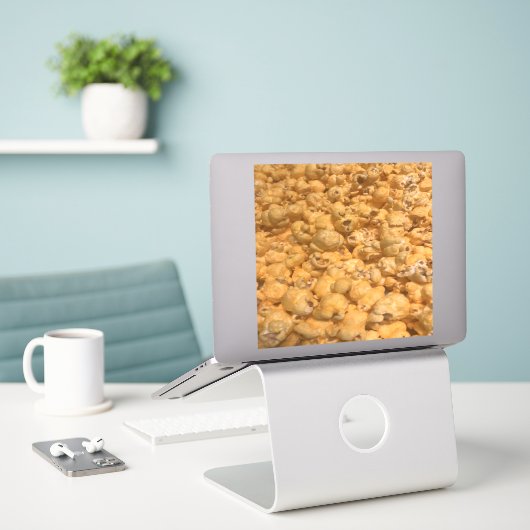 Sticker Popcorn (Ordinateur portable sur le bureau)