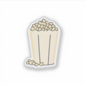 Sticker Popcorn de cinéma (Devant)
