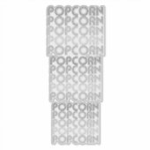 Sticker Popcorn noir et blanc (Devant)