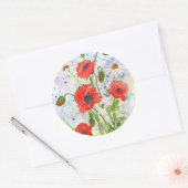 Sticker 'Poppies' (Enveloppe)