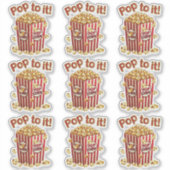 Sticker Poppin' avec Style - "Pop to it!" (Devant)