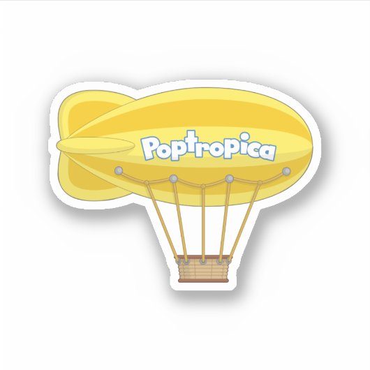Sticker Poptropica Blimp (Devant)