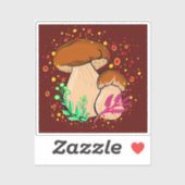 Sticker Porcini Vinyl (Feuille)