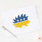 Sticker Porcupine du Parti Libertarien (Enveloppe)