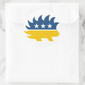 Sticker Porcupine du Parti Libertarien (Sac)