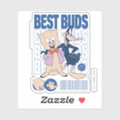 Sticker Porky Pig & DAFFY DUCK™ Best Buds (Feuille)