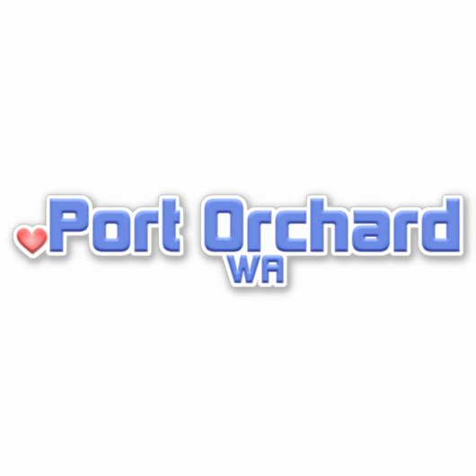 Sticker Port Orchard Washington (Devant)