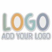 Sticker Portable grand logo personnalisé (Devant)