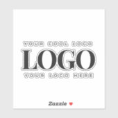 Sticker Portable Rectangle du logo de l'entreprise personn (Feuille)